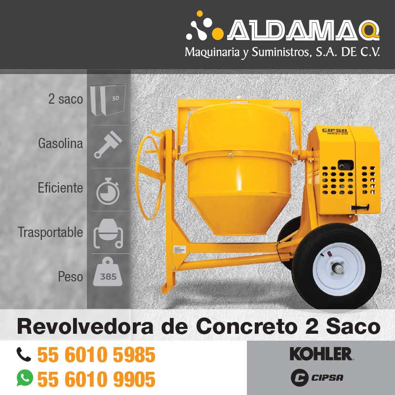 Revolvedoras Concreto 2 Sacos Maxi 20 Kohler 14 Hp